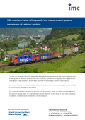 Le Ferrovie Federali Svizzere (FFS) utilizzano le soluzioni imc come sistemi di monitoraggio