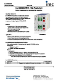 Datasheet imc CANSAS-IHR